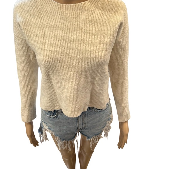 Super cute Wilfred cropped wool sweater - Picture 9 of 9